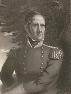 Candidate Prints: Winfield Scott, was a hero of the Mexican American War