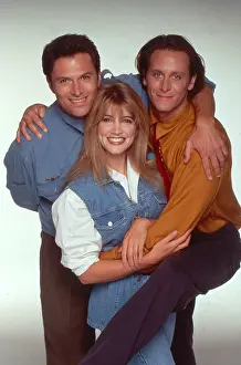 Bernard Prints: WINGS, from left: Tim Daly, Crystal Bernard, Steven Weber, 1990-97