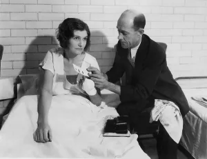 Judd Prints: Winnie Ruth Judd, suspect in the Phoenix Trunk Murders, is fingerprinted. Oct. 30, 1931