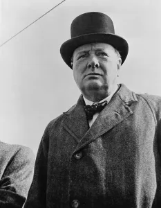 States Statesman Prints: Winston Churchill (1874-1965), Britain's wartime leader in 1942