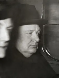 Lcgr1501 Prints: Winston Churchill arriving at the House of Commons