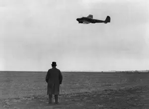 Bomber Prints: Winston Churchill, photographed from behind