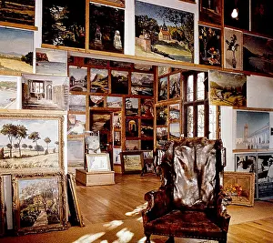Hobby Prints: Winston Churchill's painting studio at his country home at Chartwell