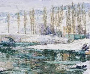 Painterly Prints: WINTER, by Ernest Lawson, 1914