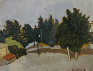 Peacefulness Prints: Winter at Villa Borghese (Inverno a Villa Borghese)