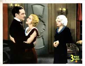 Harlow Prints: THREE WISE GIRLS, from left, Jameson Thomas, Mae Clarke, Jean Harlow, 1932