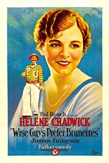 Bow Tie Prints: WISE GUYS PREFER BRUNETTES, left to right: James Finlayson