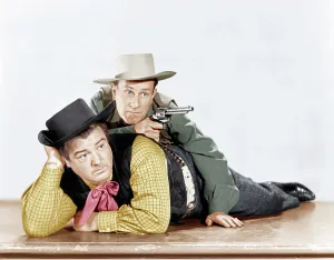 Armed Prints: THE WISTFUL WIDOW OF WAGON GAP, from left: Lou Costello, Bud Abbott, 1947