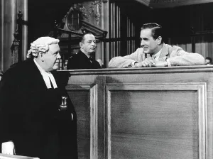 Laughton Prints: WITNESS FOR THE PROSECUTION, Charles Laughton, Tyrone Power, 1957