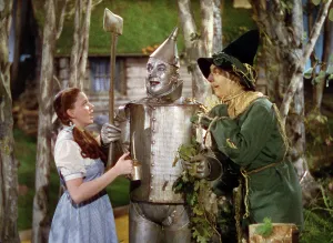 Dress Prints: THE WIZARD OF OZ, from left: Judy Garland, Jack Haley, Ray Bolger, 1939