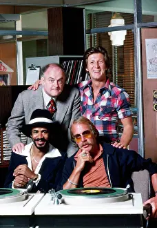: WKRP IN CINCINNATI, (clockwise from upper left) Gordon Jump