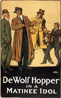 Performer Prints: De Wolf Hopper (1858-1935), showgirls on a poster advertising the play