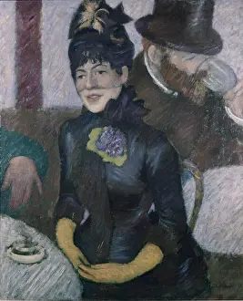 Tuba Prints: Woman in a bar (Femme au bar), by Federico Zandomeneghi