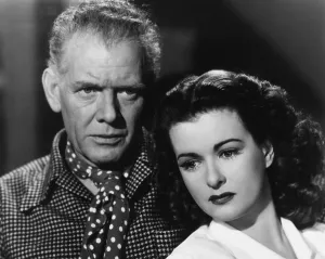 Films By Jean Renoir Prints: THE WOMAN ON THE BEACH, from left: Charles Bickford, Joan Bennett, 1947