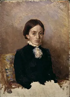 Armchair Prints: Woman portrait (Ritratto di donna)