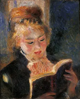 Palette Prints: Woman Reading, by Pierre-Auguste Renoir