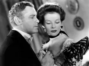 Images Dated 15th October 2013: A WOMAN REBELS, from left, Herbert Marshall, Katharine Hepburn, 1936