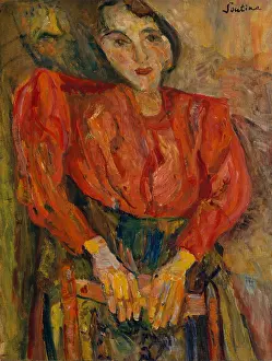 Expressionism Prints: Woman in Red Blouse, by Chaim Soutine