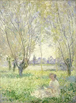 Foliage Prints: Woman Seated under the Willows