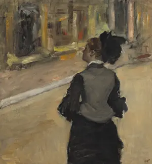 Degas Prints: Woman Viewed from Behind (Visit to a Museum)
