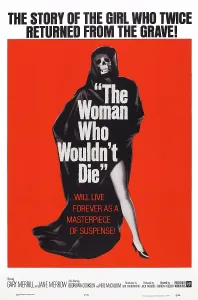 Bare Legs Prints: THE WOMAN WHO WOULDN'T DIE (aka CATACOMBS), US poster art, 1965