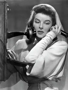 Wedding Dress Prints: WOMAN OF THE YEAR, Katharine Hepburn, 1942