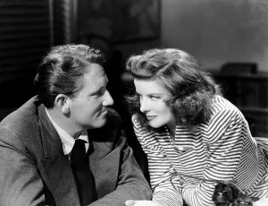 Images Dated 15th October 2013: WOMAN OF THE YEAR, from left, Spencer Tracy, Katharine Hepburn, 1942