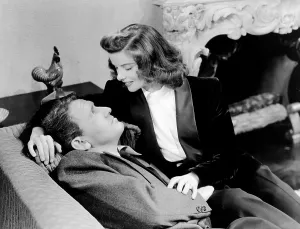 Images Dated 15th October 2013: WOMAN OF THE YEAR, from left, Spencer Tracy, Katharine Hepburn, 1942
