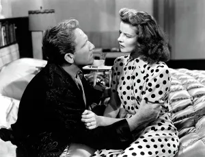 Polka Dot Prints: WOMAN OF THE YEAR, Spencer Tracy, Katharine Hepburn, 1942