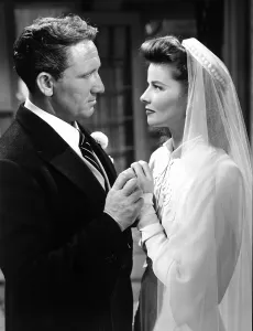 Wedding Dress Prints: WOMAN OF THE YEAR, Spencer Tracy, Katharine Hepburn, 1942