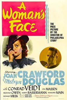 Melvyn Prints: A WOMAN'S FACE, from left: Joan Crawford, Melvyn Douglas, 1941