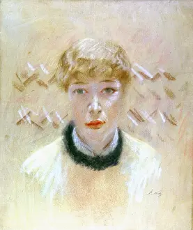 Freshness Prints: Woman's Head, by Giuseppe De Nittis