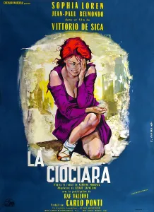 Sophia Prints: TWO WOMEN, (aka LA CIOCIARA), Sophia Loren on French poster art, 1960