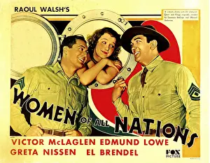 Lowe Prints: WOMEN OF ALL NATIONS, from left: Edmund Lowe