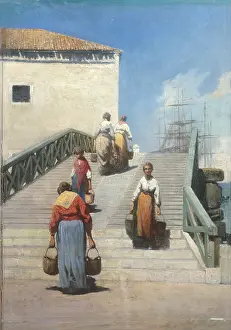Work Prints: Women on a Bridge in Venice (Donne sul ponte a Venezia)