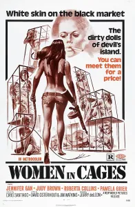 Smoke Prints: WOMEN IN CAGES, US poster, 1971