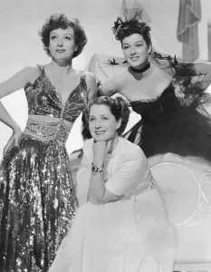 THE WOMEN, from left: Joan Crawford, Norma Shearer, Rosalind Russell, 1939