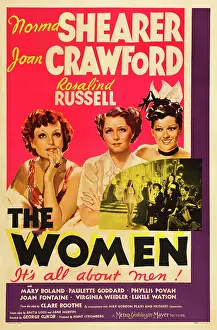 Shearer Prints: THE WOMEN, from left: Joan Crawford, Norma Shearer, Rosalind Russell, 1939