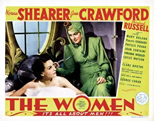 Rosalind Prints: THE WOMEN, from left, Joan Crawford, Rosalind Russell, 1939