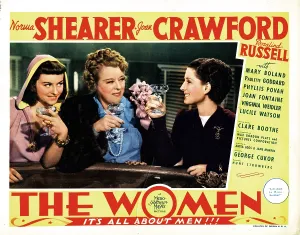 Shearer Prints: THE WOMEN, from left, Paulette Goddard, Mary Boland, Norma Shearer, 1939