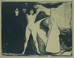 Expressionism Prints: Women (Sphinx), by Edvard Munch, c
