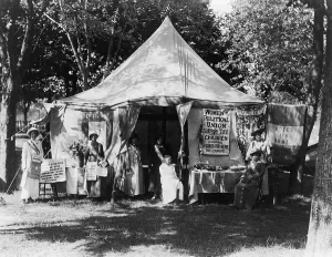 Suffrage Prints: Women's Political Union campaigning in the summer of 1914 for passage of a New York State women's suffrage