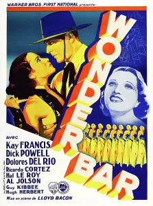 Ricardo Prints: WONDER BAR, French poster, from left: Dolores Del Rio, Ricardo Cortez, Kay Francis, 1934