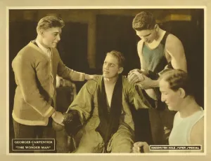 Georges Prints: THE WONDER MAN, center: Georges Carpentier on lobbycard, 1920