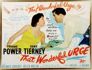Tierney Prints: THAT WONDERFUL URGE, Gene Tierney