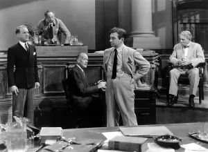 Courtroom Prints: THEY WON'T FORGET, Otto Kruger