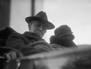 Images Dated 21st November 2007: Woodrow Wilson (1856-1924) and his second wife