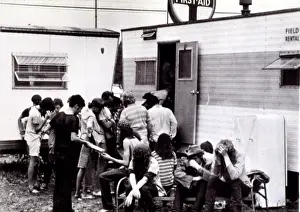 Rock And Roll Prints: Woodstock 1969 Historic event in Bethel NY. Courtesy: CSU Archives / Everett Collection