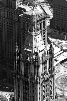 Office Building Prints: The top of the Woolworth Building