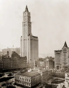 Financial District Prints: Woolworth Building, the tallest in the world from 1913 to 1930